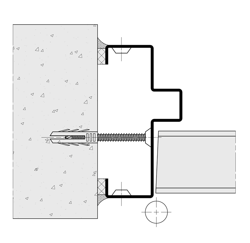 Pour mur en béton armé / agglo